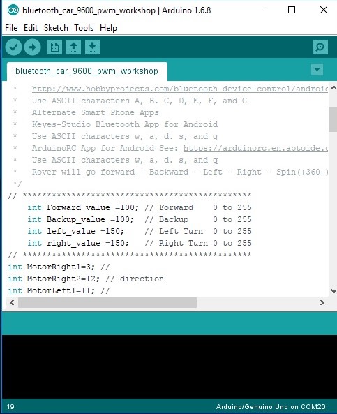 arduino analog pwm val